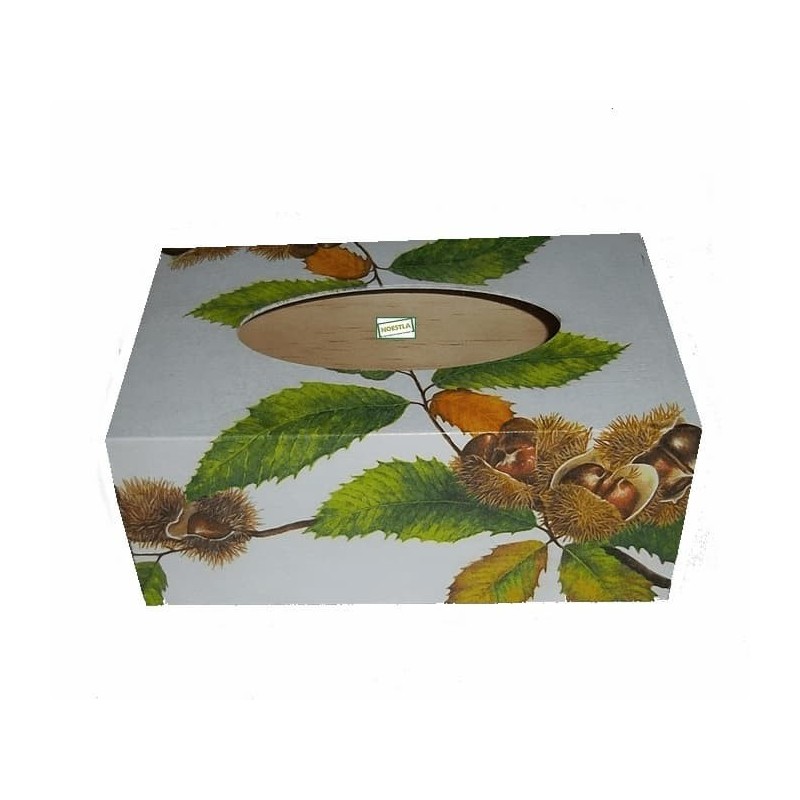 Boite mouchoirs Les Marrons serviettage
