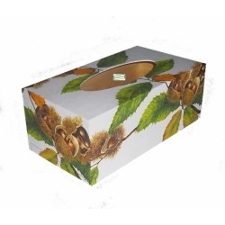 Boite mouchoirs Les Marrons serviettage