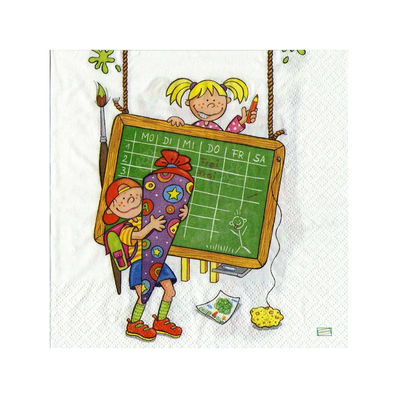 1 serviette papier Enfant -9