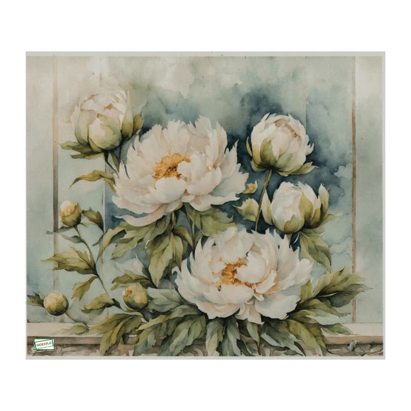 1papier de riz Fleurs-R2460