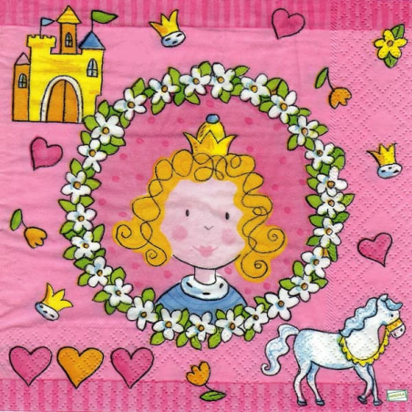 1 serviette papier Enfant -12