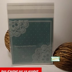 50 Pochettes cadeaux vertes