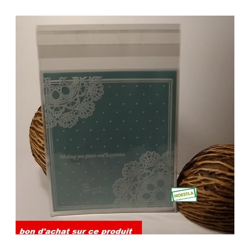 50 Pochettes cadeaux vertes