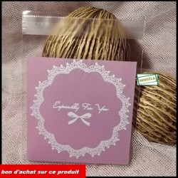 50 Pochettes cadeaux Mauve
