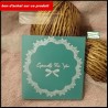 50 Pochettes cadeaux Dentelle Verte