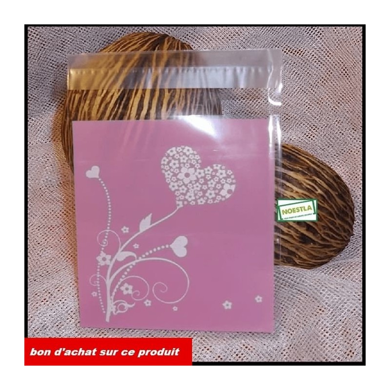 50 Pochettes cadeaux Coeur