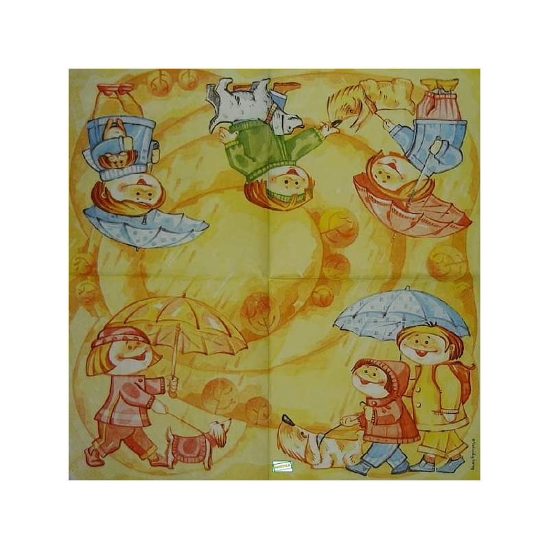 1 serviette papier Enfant -16