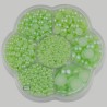 5000 demi perles vertes