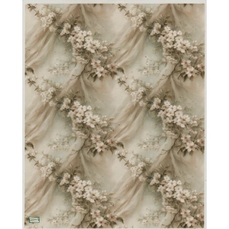 1papier de riz Fleurs-R2817