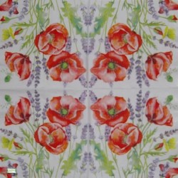 1 serviette Coquelicots -90