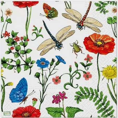 1 serviette Insectes -69