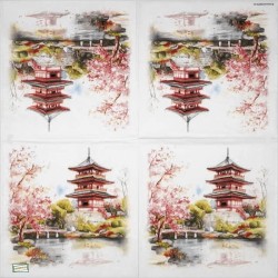 1 serviette papier Asie -36