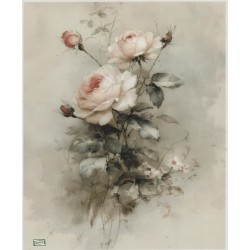 1papier de riz Roses-R2831