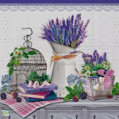 20serviettes papier Lavande-40
