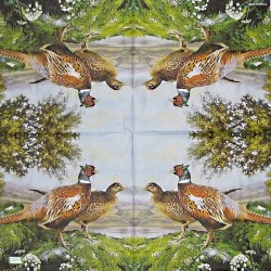 1serviette papier Faisans-23