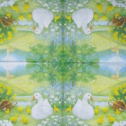 1serviette papier Canard-24