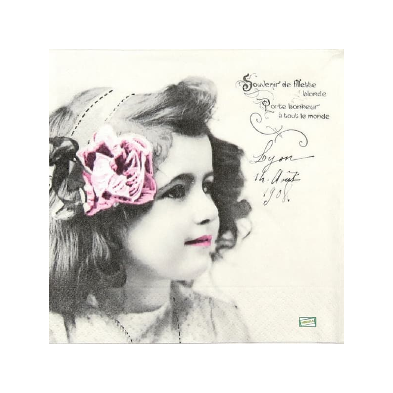 1 serviette papier Enfant -25