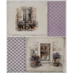 1 papier riz Paysage -R1079L