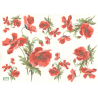 1papier riz Coquelicots-R957