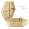 Boite bois Fillette serviettage