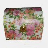 Coffre bois Les Roses serviettage