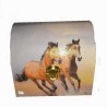 Coffre bois Coccinelles serviettage