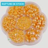 5000 demi perles oranges pâles