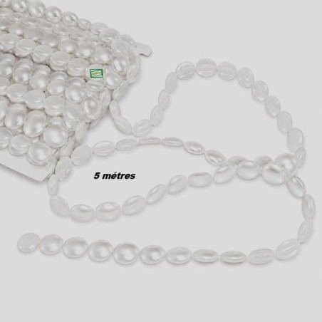 Chaine de perles Blanches -6