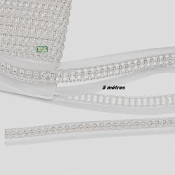 Chaine de perles Blanches -7