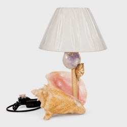 Lampe en bois flotté