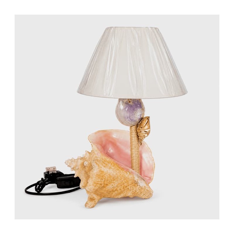 Lampe en bois flotté