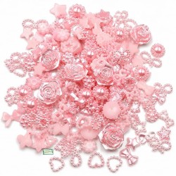 50 embellissements tons rose