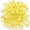 50 embellissements jaunes