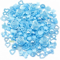 50 embellissements tons bleu