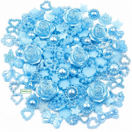 50 embellissements tons bleu