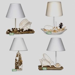 Lampes en bois flotté