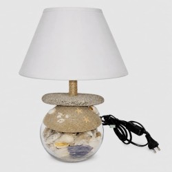 Lampe en bois flotté