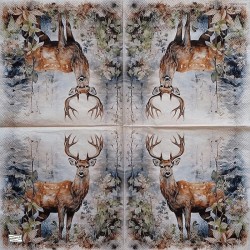 1 serviette Le Cerf -130