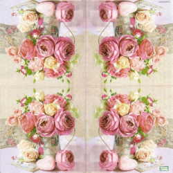 20serviettes papier Roses-23