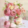 20serviettes papier Roses-23