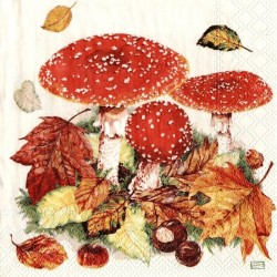 1serviette Les Champignons-19