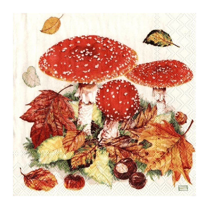 1serviette Les Champignons-19