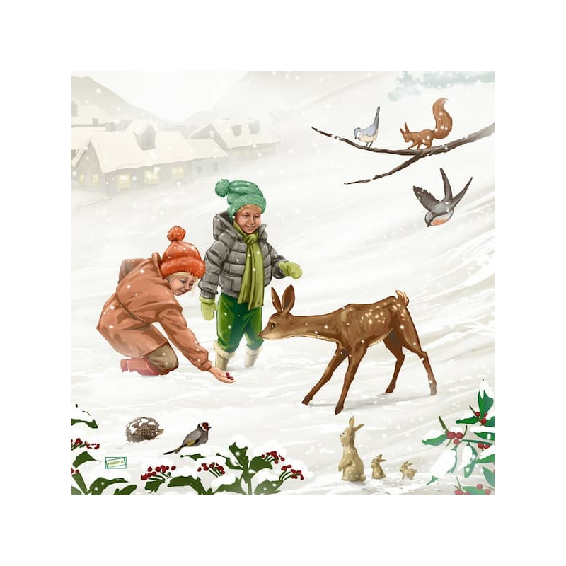 1 serviette papier Enfant -53