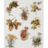 1papier riz Feuillages-R2303