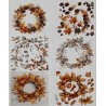 1papier riz Feuillages-R2495