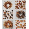 1papier riz Feuillages-R2496