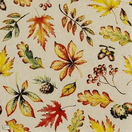 1serviette papier Feuillage-65