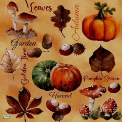 1serviette papier Feuillage-66