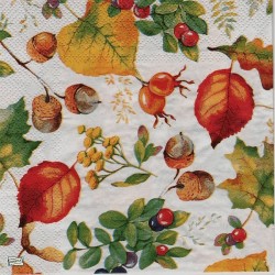 1serviette papier Feuillage-68