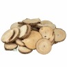 10 rondelles bois naturelles